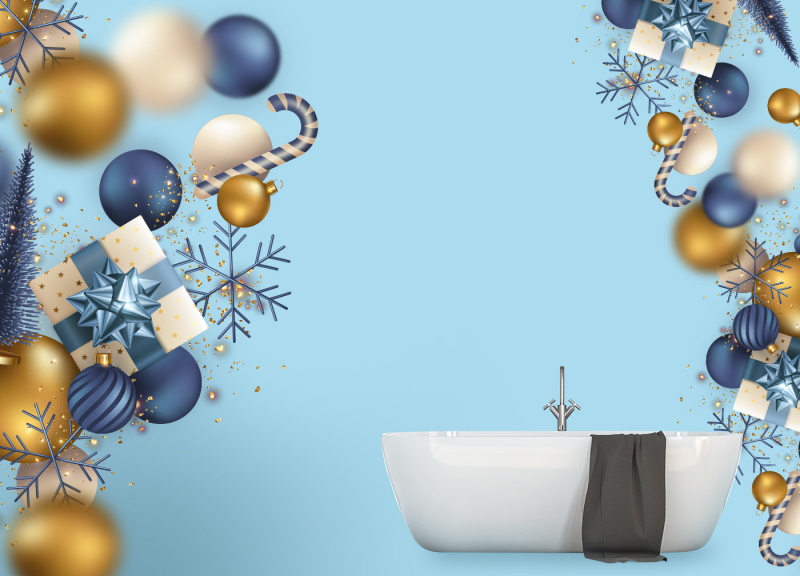 Новорічні знижки від американського бренду сантехніки та меблів для ванної MegaBAI!